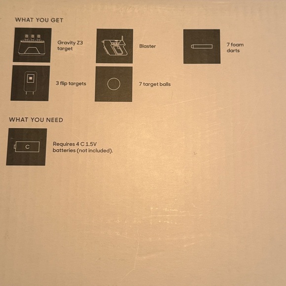 Sharper Image Gravity Z3 Hover Target Game NWT - Picture 4 of 5